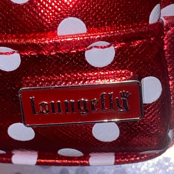 Disney nuiMOs Loungefly Minnie Mouse Red Polka Dot Backpack - Picture 7 of 12